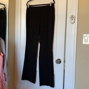 EUC Black Dress Barn Pull On Bootcut Pants 12
